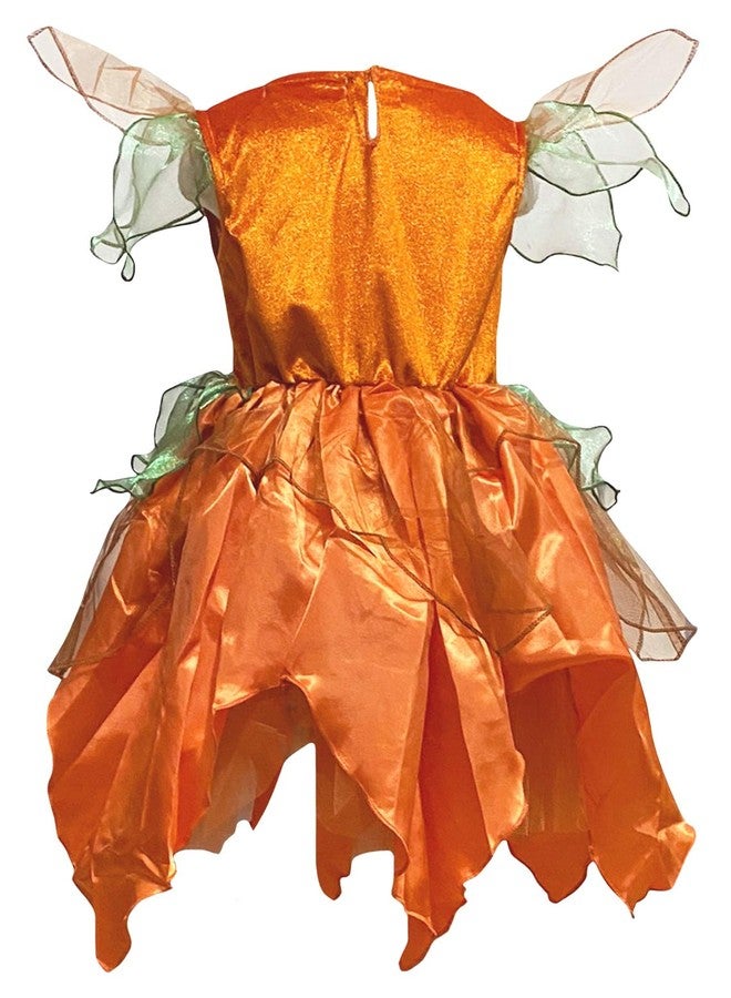 Petitebella Fairy Costume Dress 1-10y (Orange, 8-10 Years) - Image 4